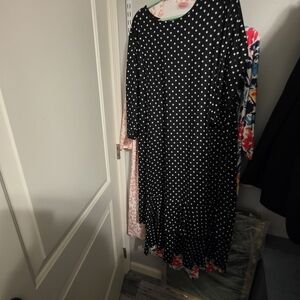 Polka Dot Maxi Dress